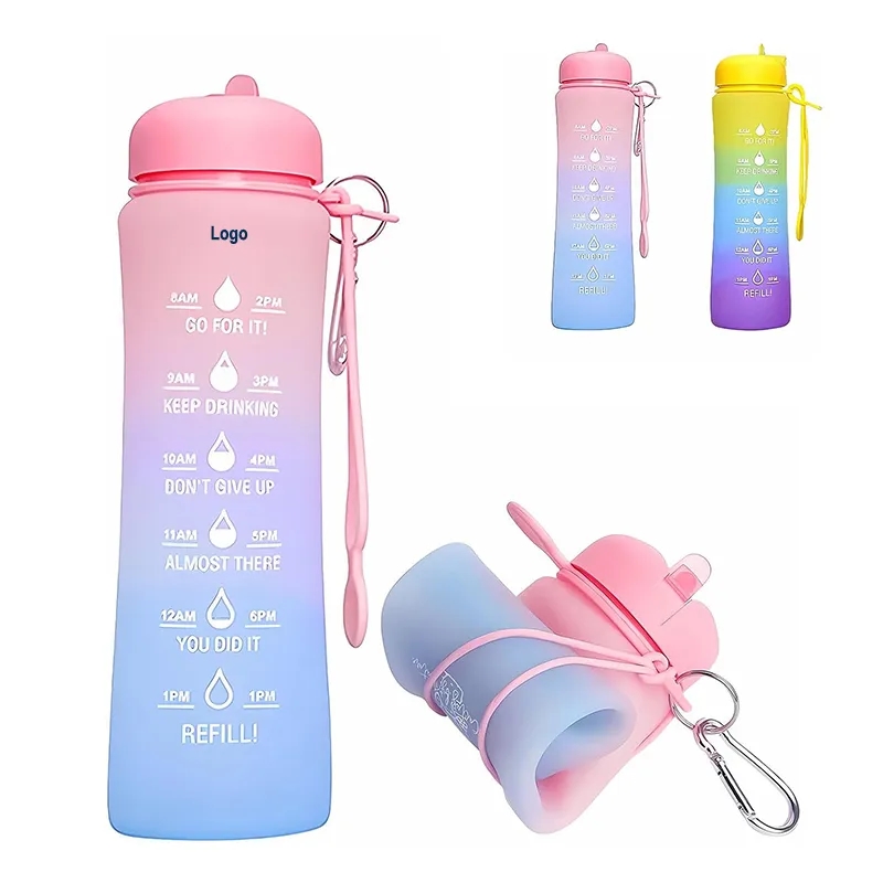 20oz Collapsible Water Bottle With Time Marking 3