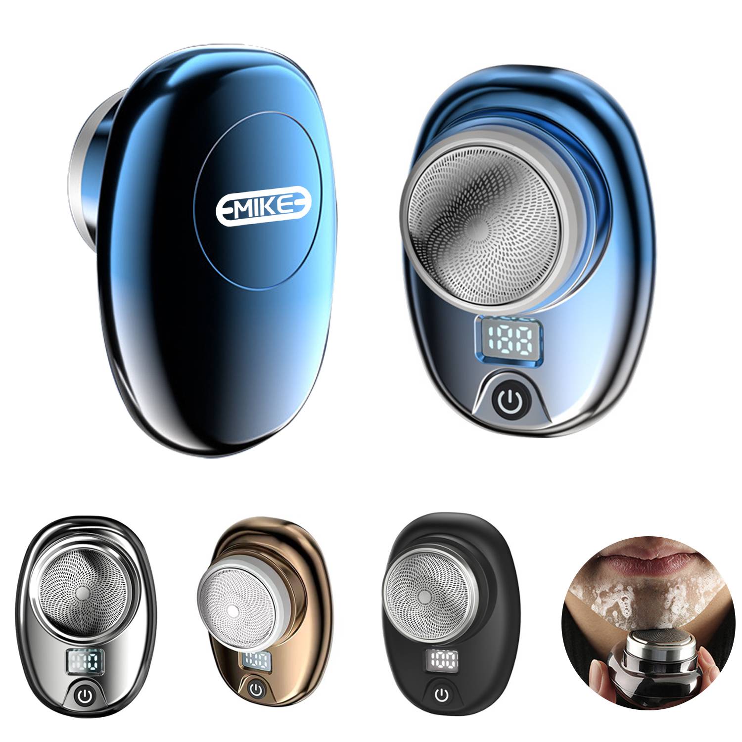 Portable car charging shaver 1