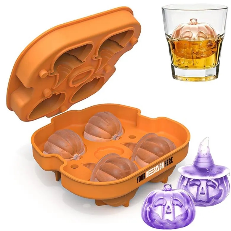 Silicone Pumpkin Ice Mold 7