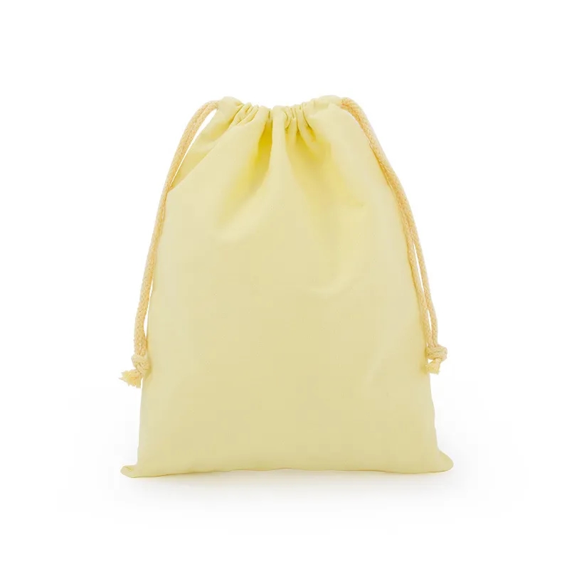 Durable Cotton Muslin Drawstring Sack 11