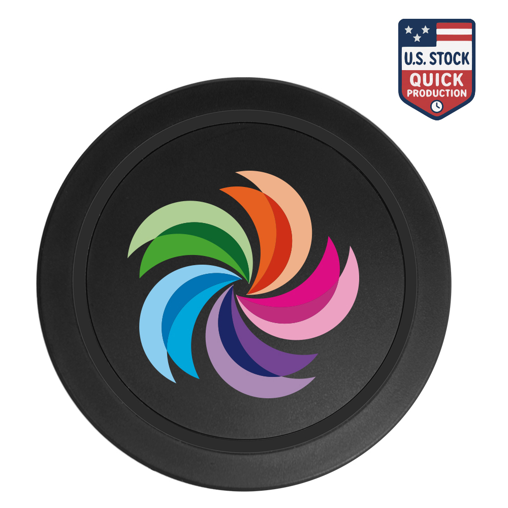 Qi Certified 10W Fast Wireless Charger With Non-Skid Ring Bumper 8