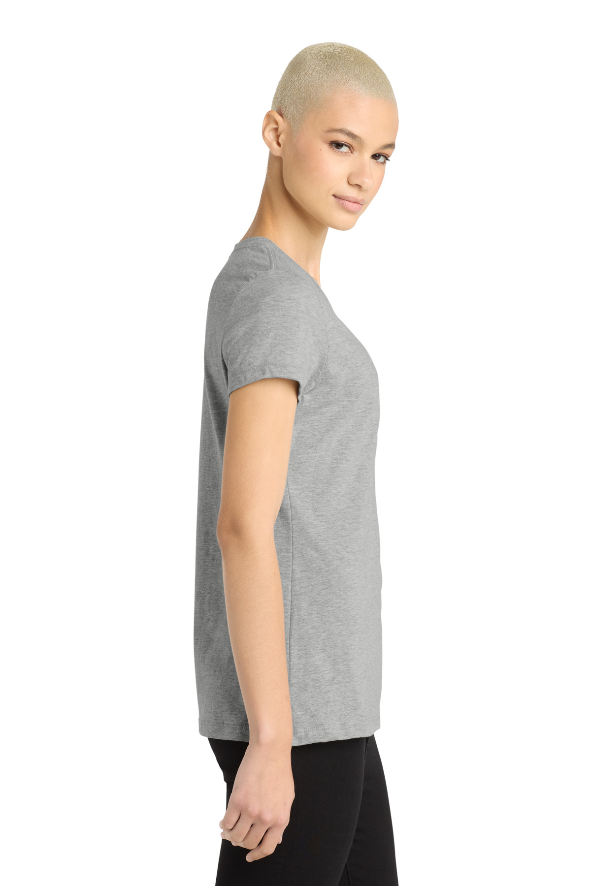 District Women's Perfect Blend CVC Tee. DM108L 30