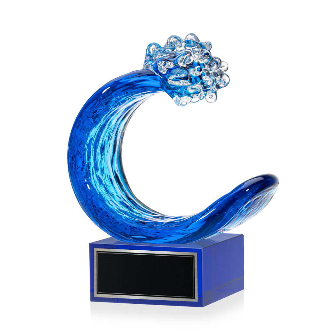 Oceana Award on Hancock Base - Blue 2