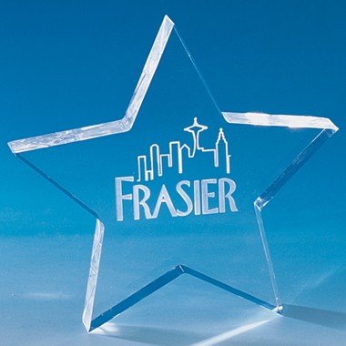 ACRYLIC STAR PAPERWEIGHT 2