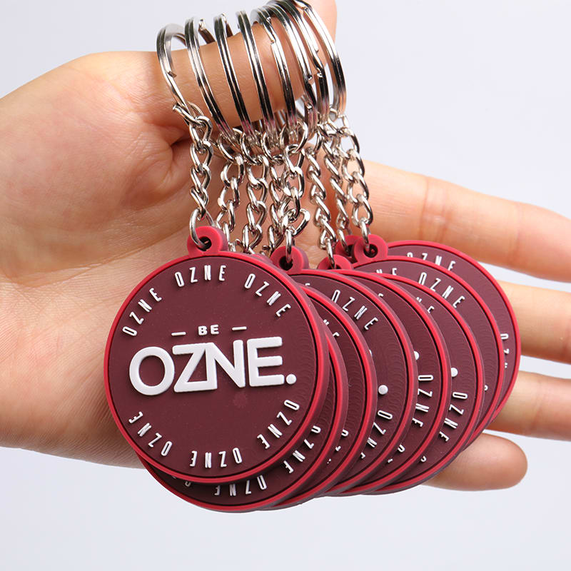 Custom Shaped PVC Keychains 16