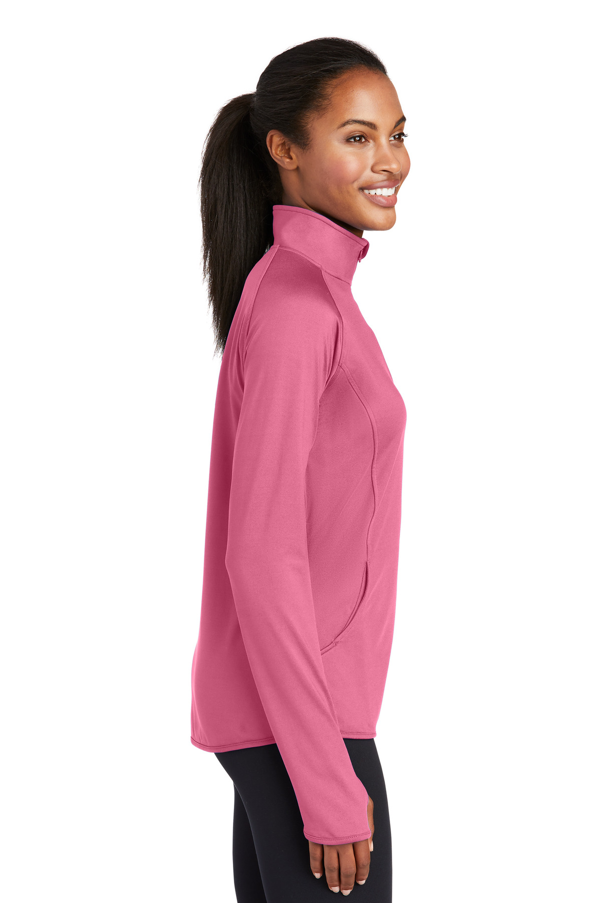 Sport-Tek® Women's Sport-Wick Stretch 1/4-Zip Pullover 96