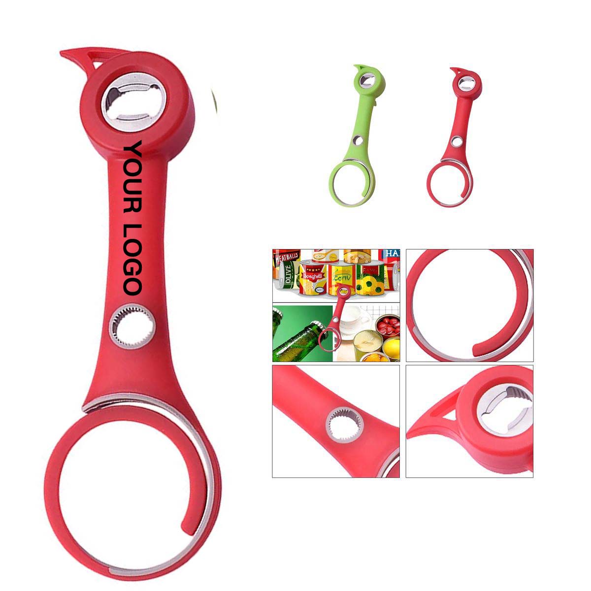 Multi Functional Bottle Opener with Ergonomic Handle 1