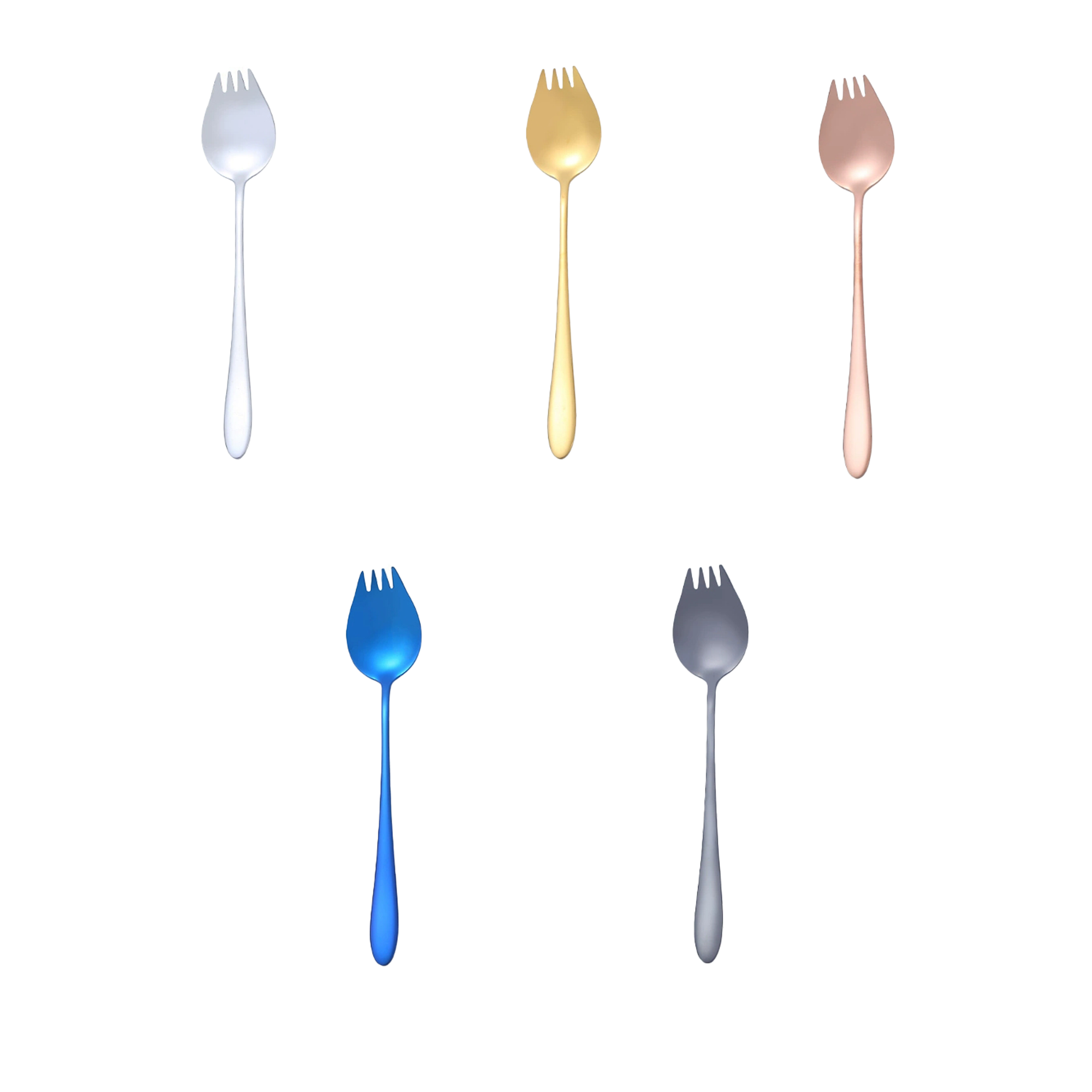 Salad Cake Fruit Fork Spoon 2