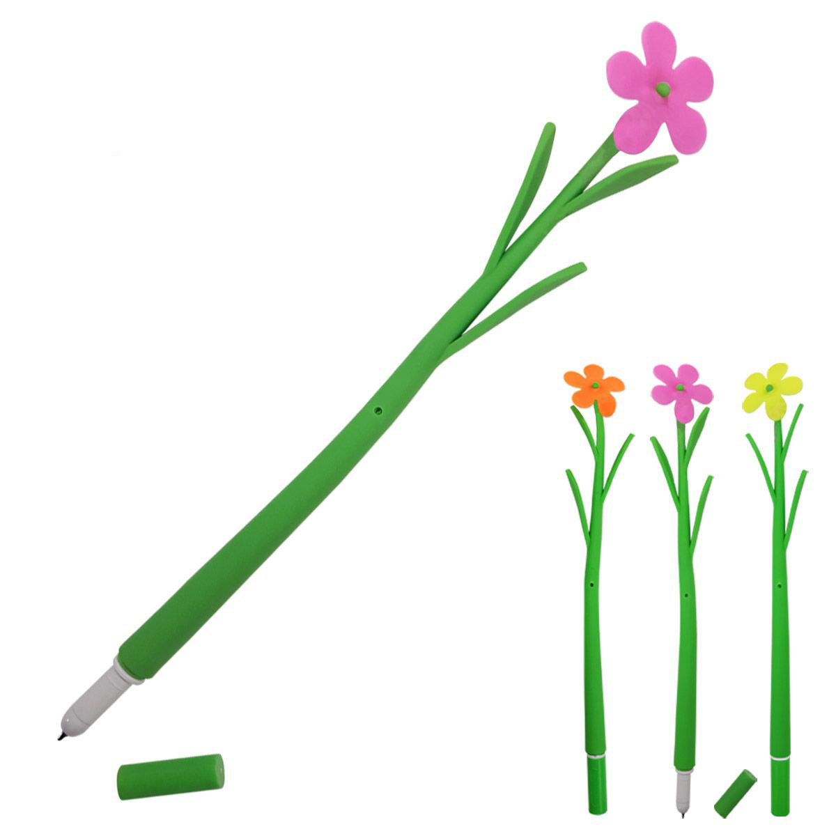 Flower Shaped Ballpoint Custom Pens - Garden, Florist Promotions 5