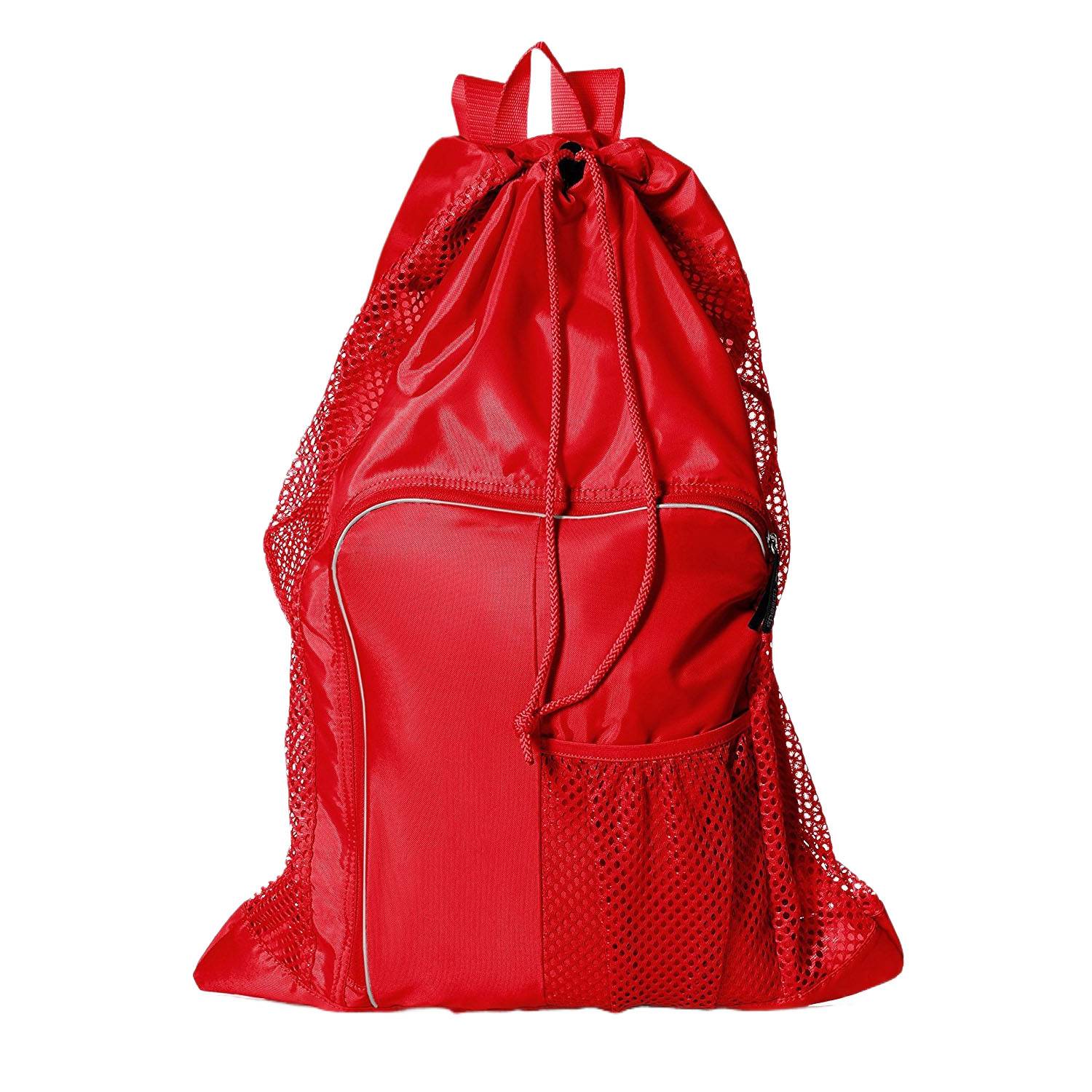 Breathable Mesh Polyester Drawstring Backpack for Sports 7