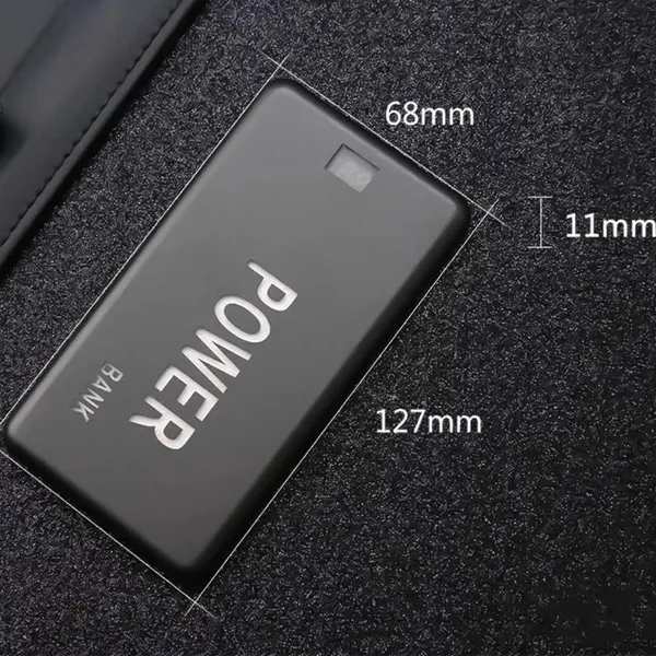 5000mAh Power Bank Kit with 3 in 1 Cable (Lightup Logo) 5