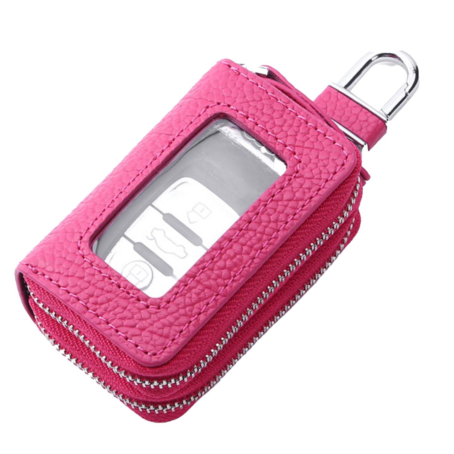 Durable car key bag w/ double zippers 3