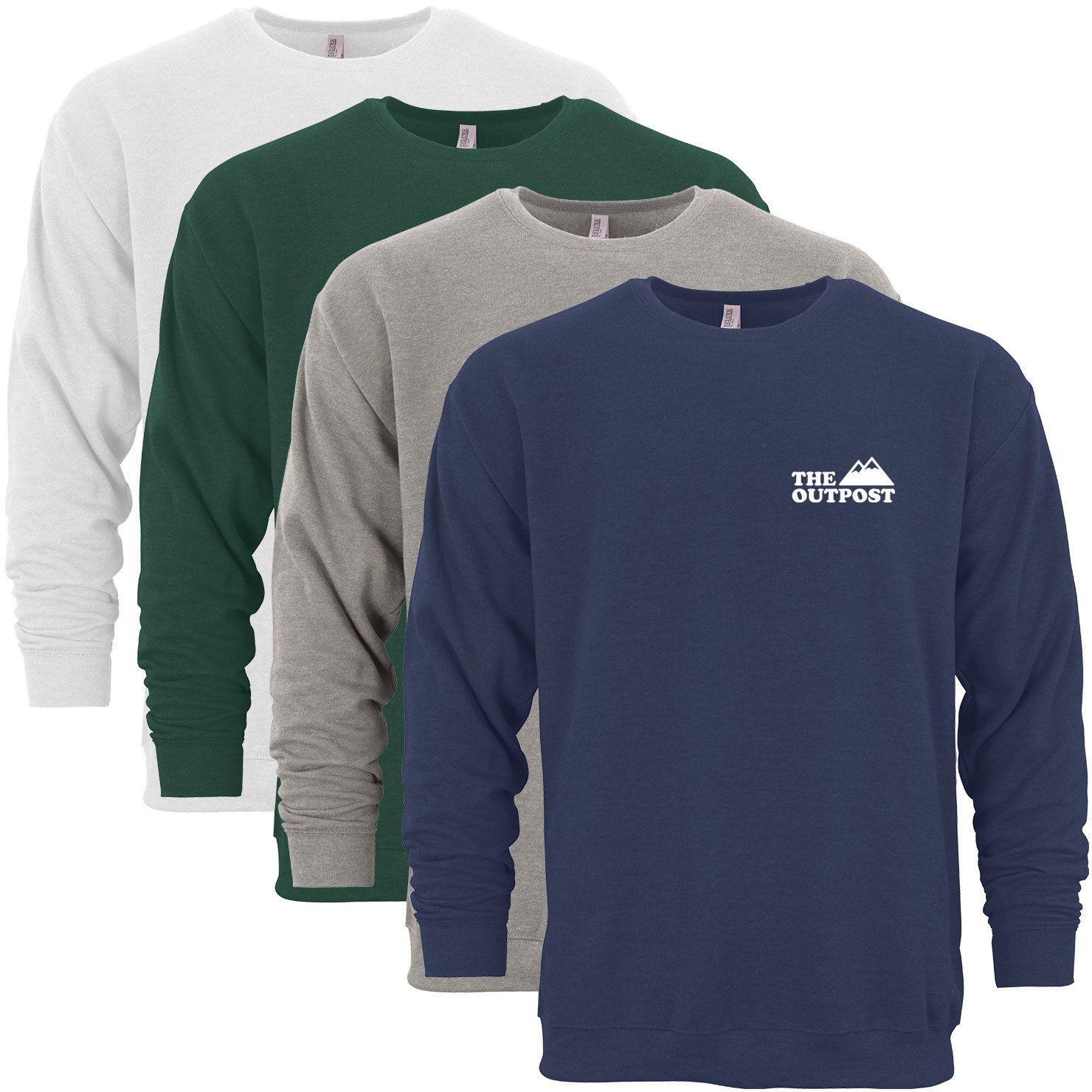 M&O UNISEX CREWNECK SWEATSHIRT SCREENED 12