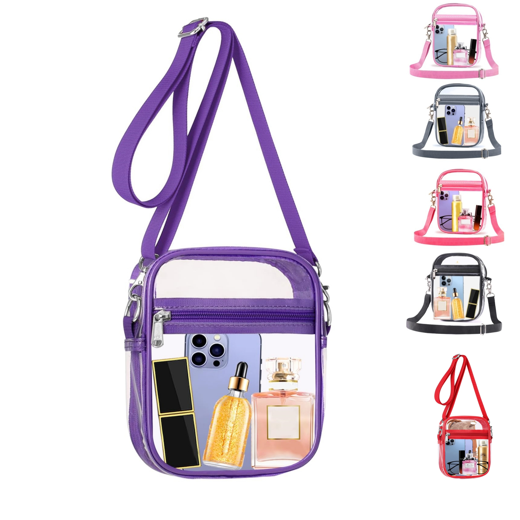 Clear Messenger Bag 1