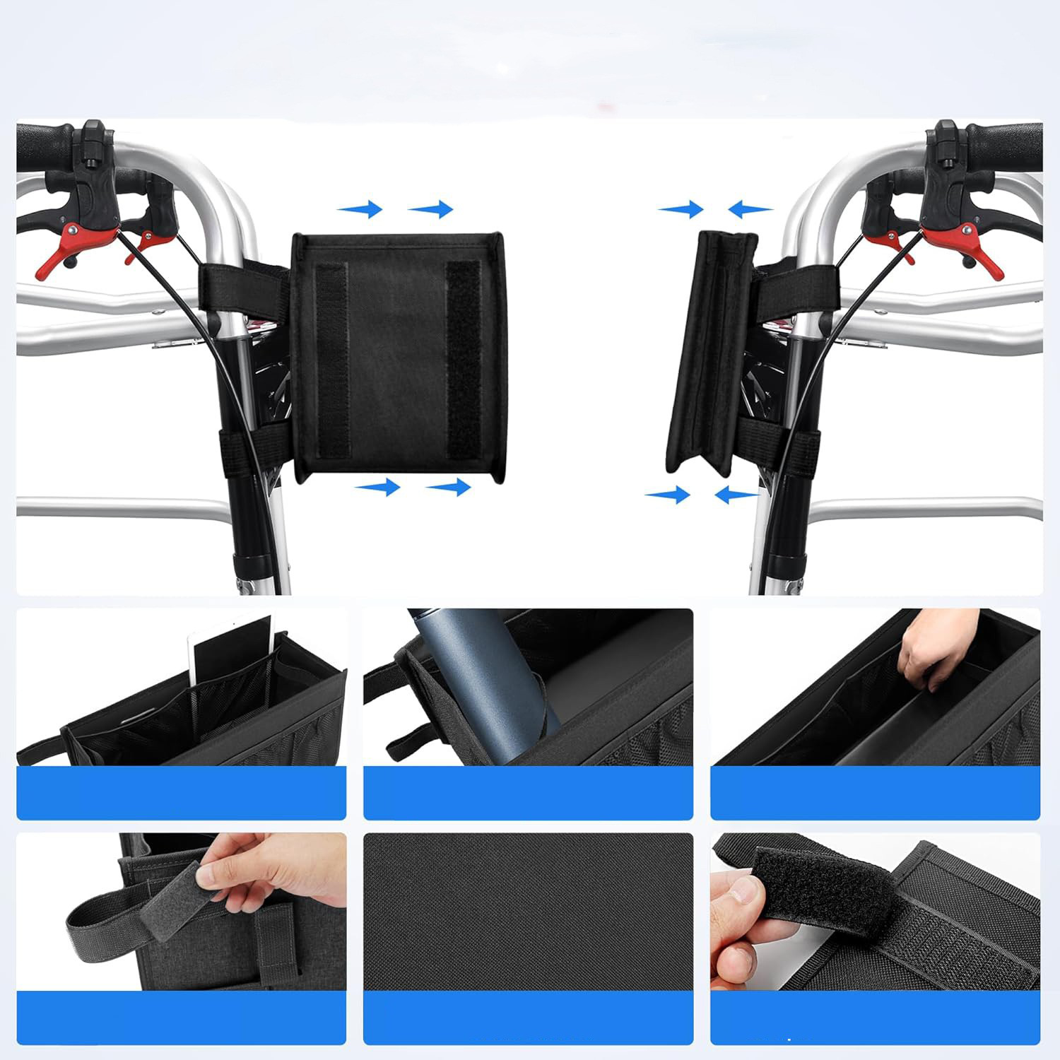 Large Capacity Foldable Oxford Walker Storage Bag 6