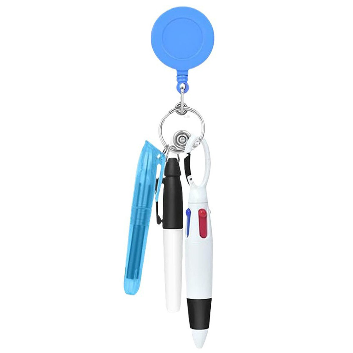 Mini Nurse Ballpoint Pen Badge Clip Highlighter Marker Set 7
