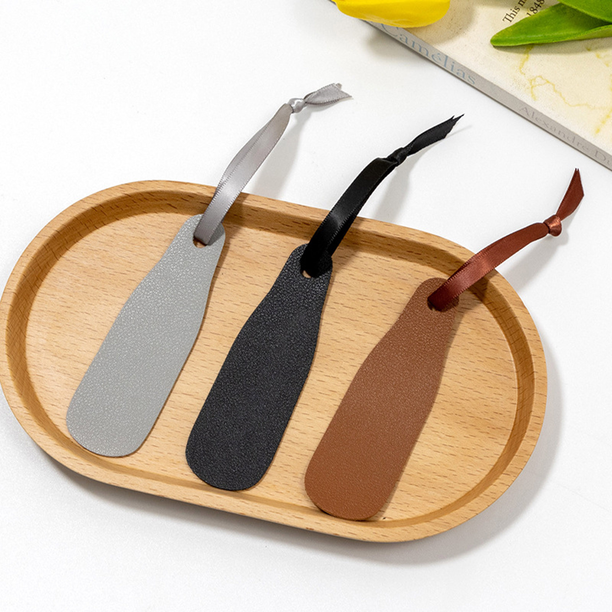 Leather Page Clips Book Markers 5