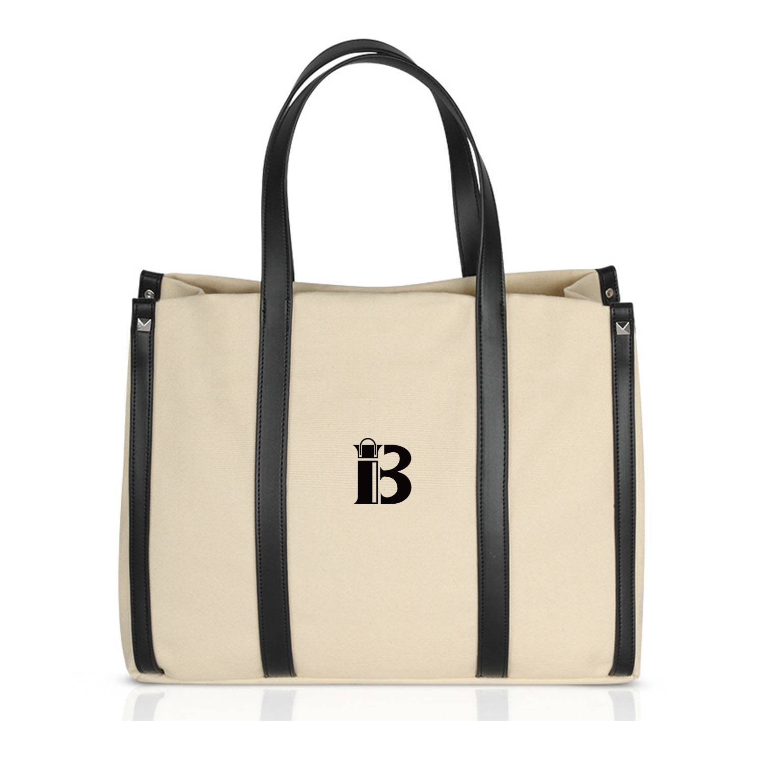 Large capacity canvas tote bag, custom tote bag with logo imprint 4