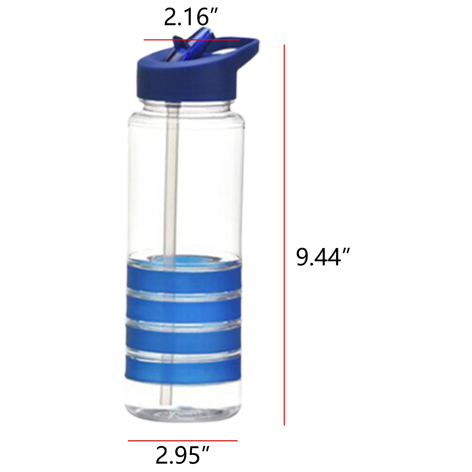 25.36 Oz Plastic Cup W/ Straw 3