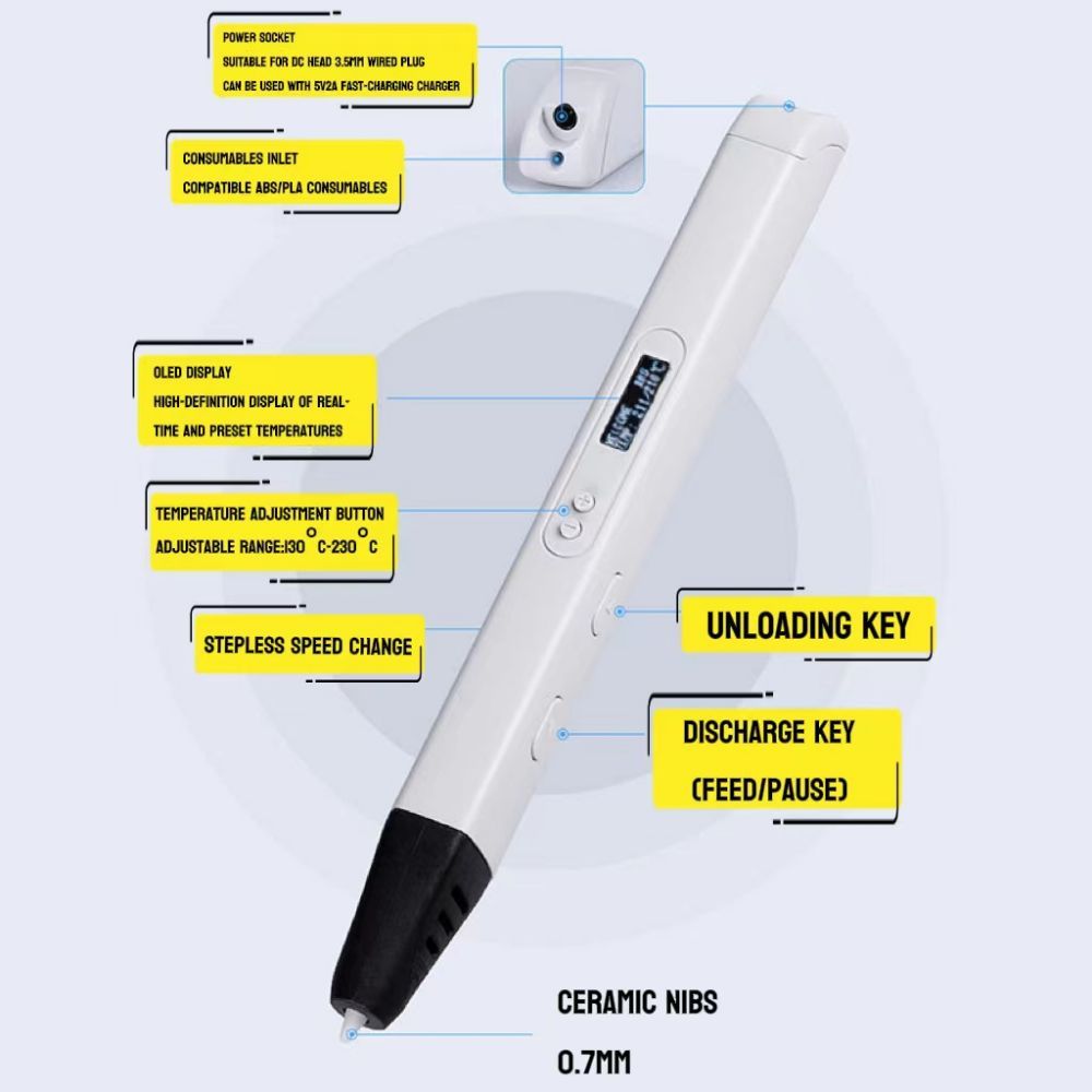 3D High Temperature Printing Pen 5