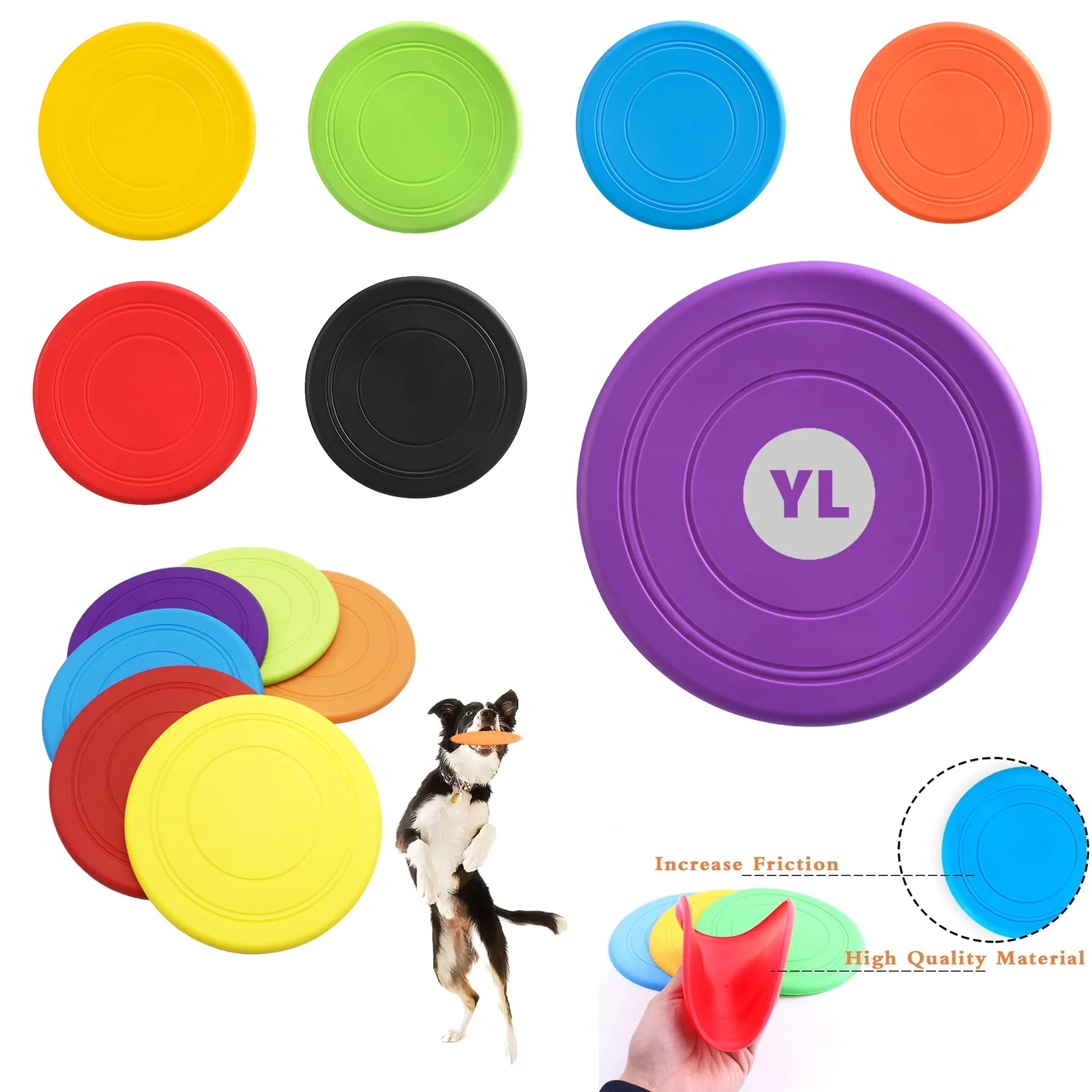 Flying Disc Dog Toy