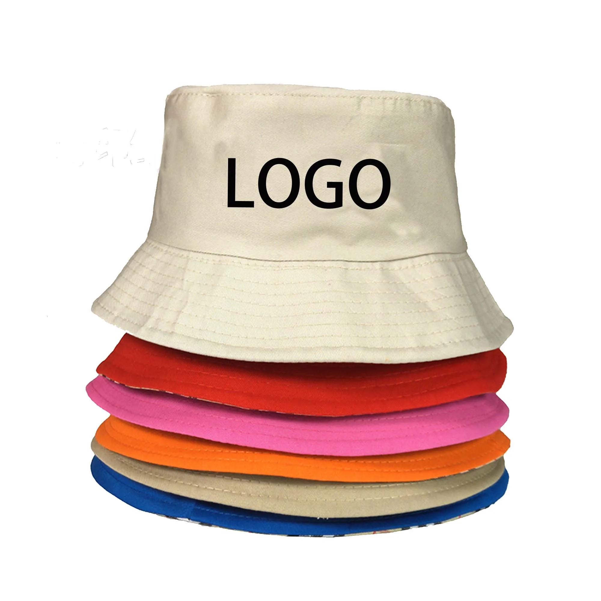 Cotton Fisherman Bucket Sun Hat 2