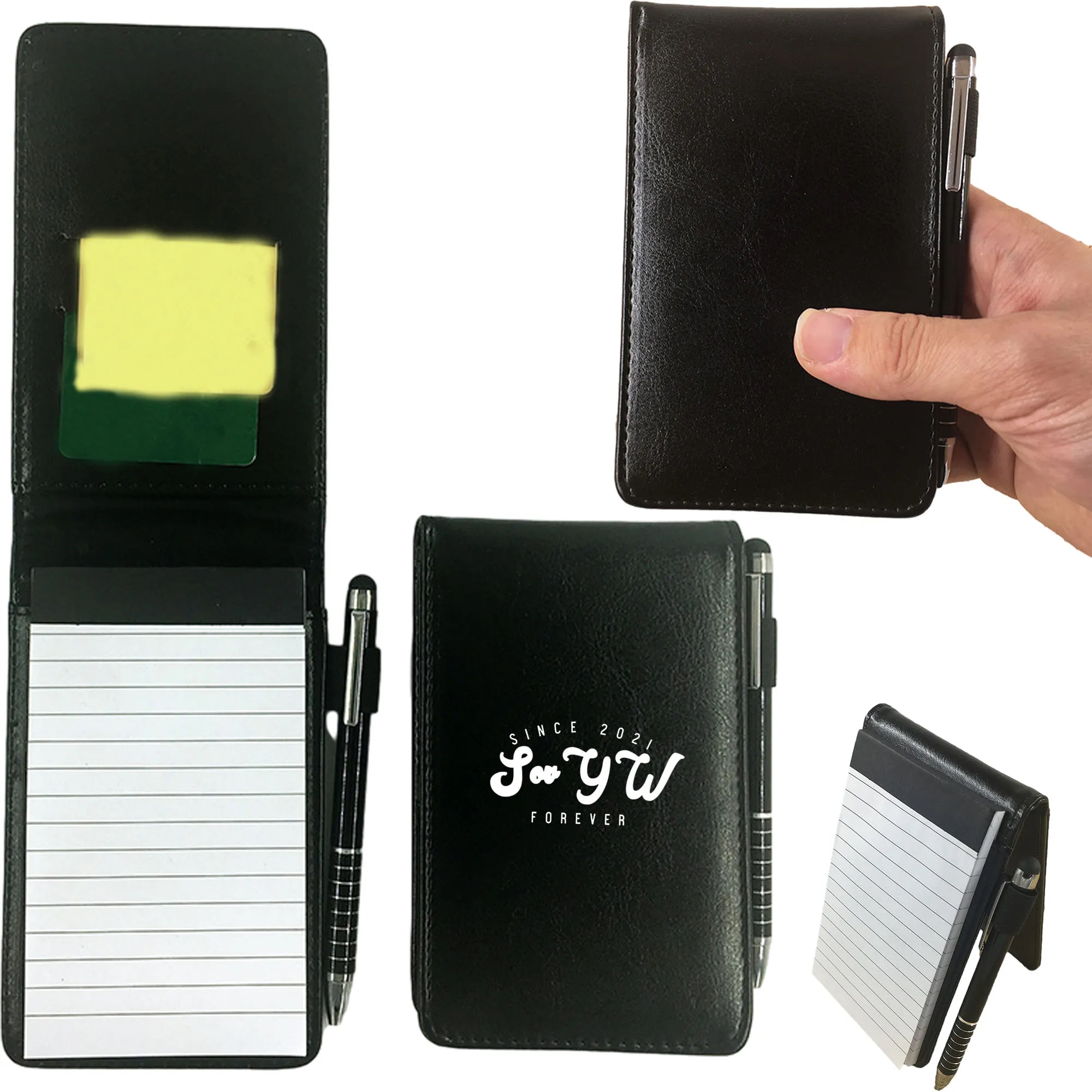 A7 Business Notebook with Pen & Card Slot
