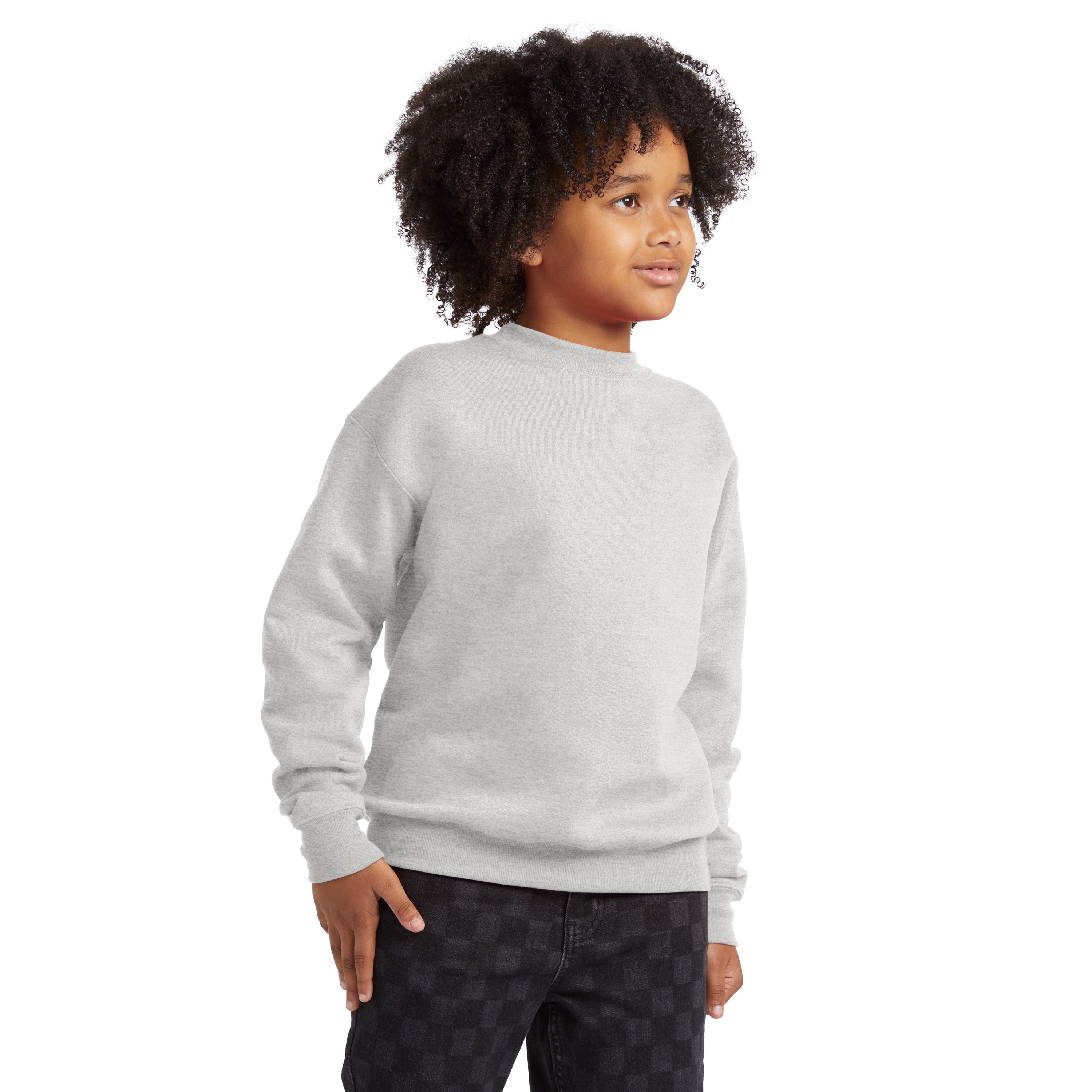 Hanes EcoSmart Fleece Sweatshirt, custom hoodie or sweatshirt with logo imprint 7
