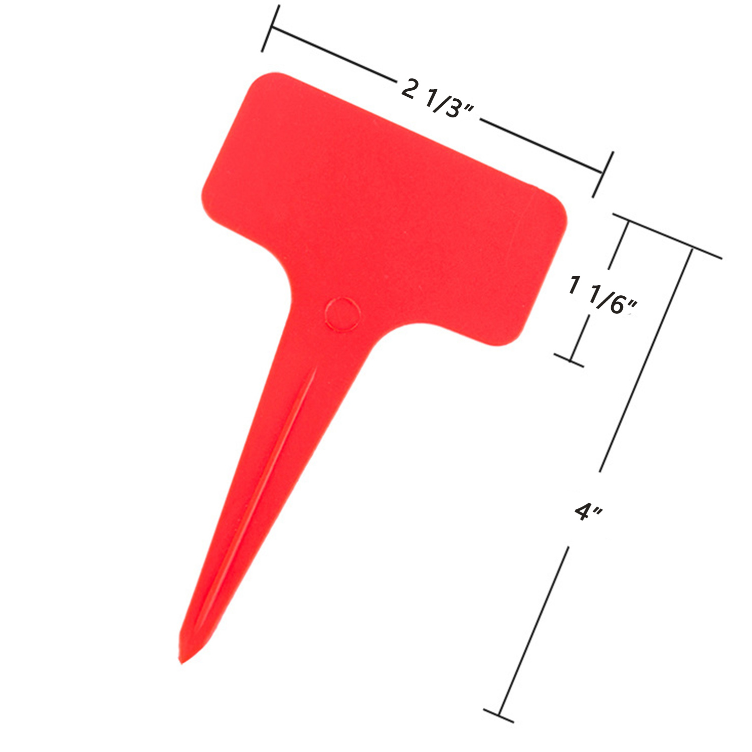 Plastic T-shape Horticultural Flower Plant Label 3
