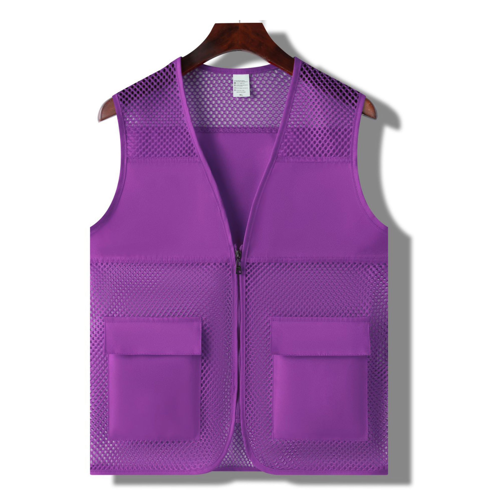 Polyester Mesh Safety Vest With Pocket 9