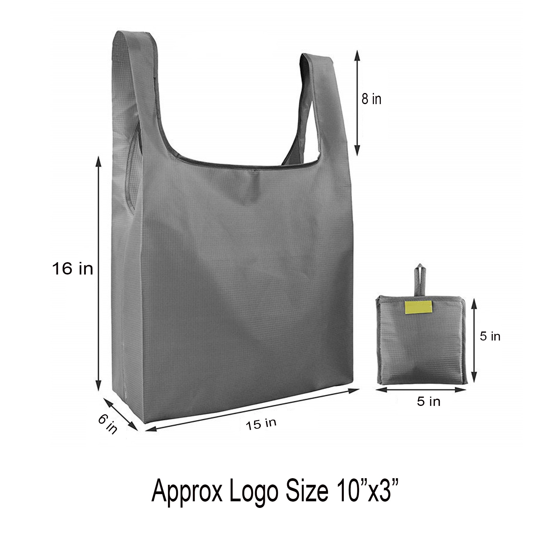 Tote Folded Reusable Grocery Bag 2