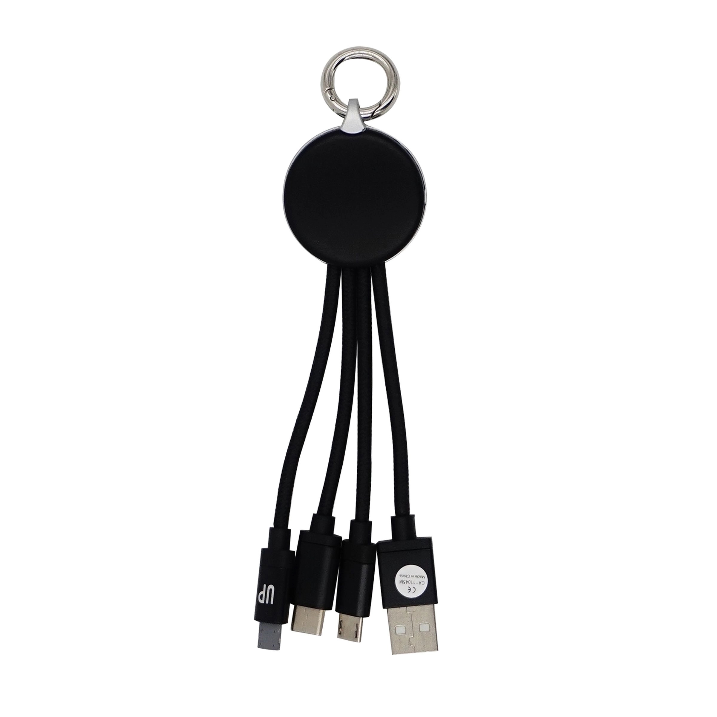 Metallic Logo Light Up Cable with Type C USB 18