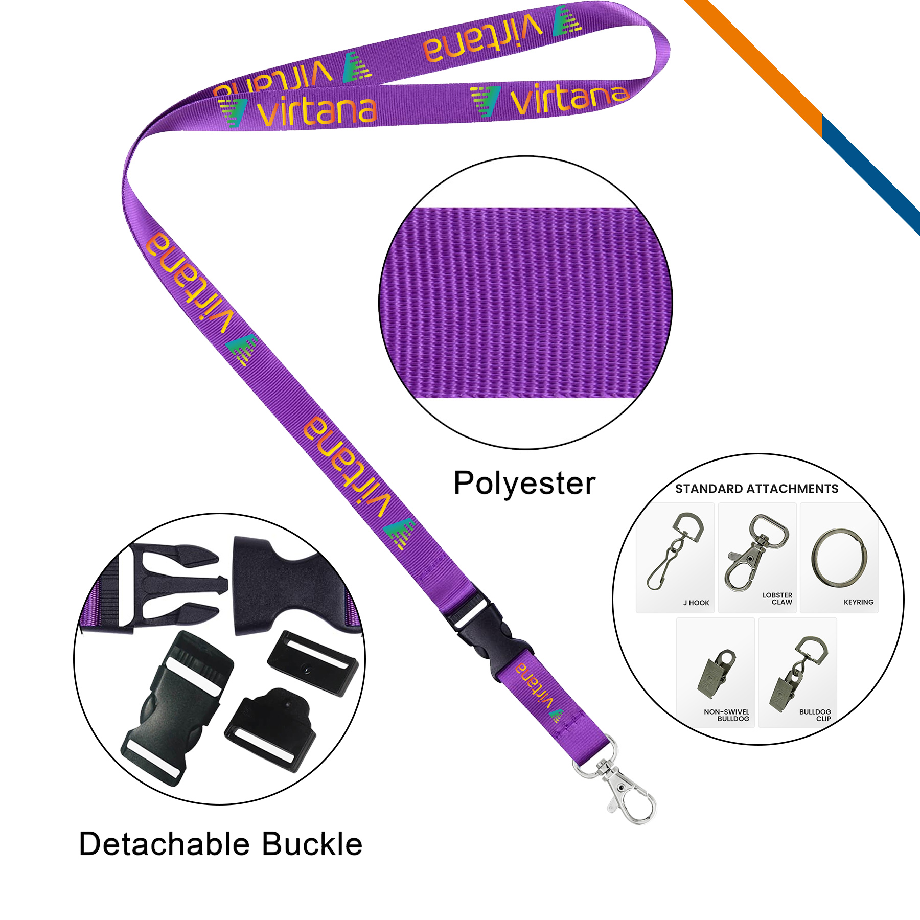 Dolenz Dye Sublimation Lanyard 13