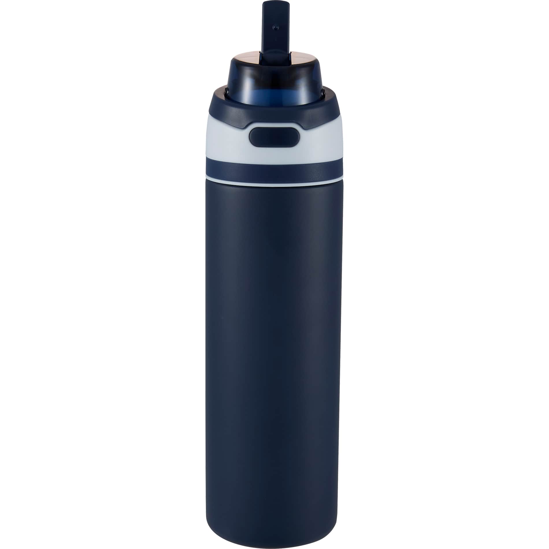 Elvin 28oz Recycled Stainless Flip Straw Bottle, custom water bottle with logo imprint 134