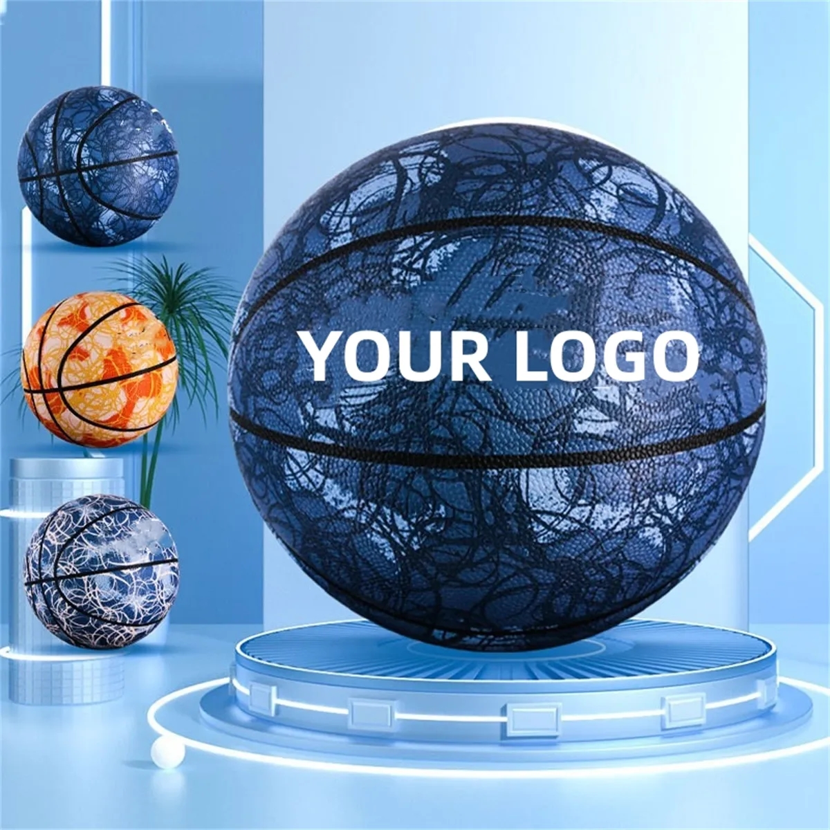 Rubber Basketball Size 7 (29.5 inches) 2