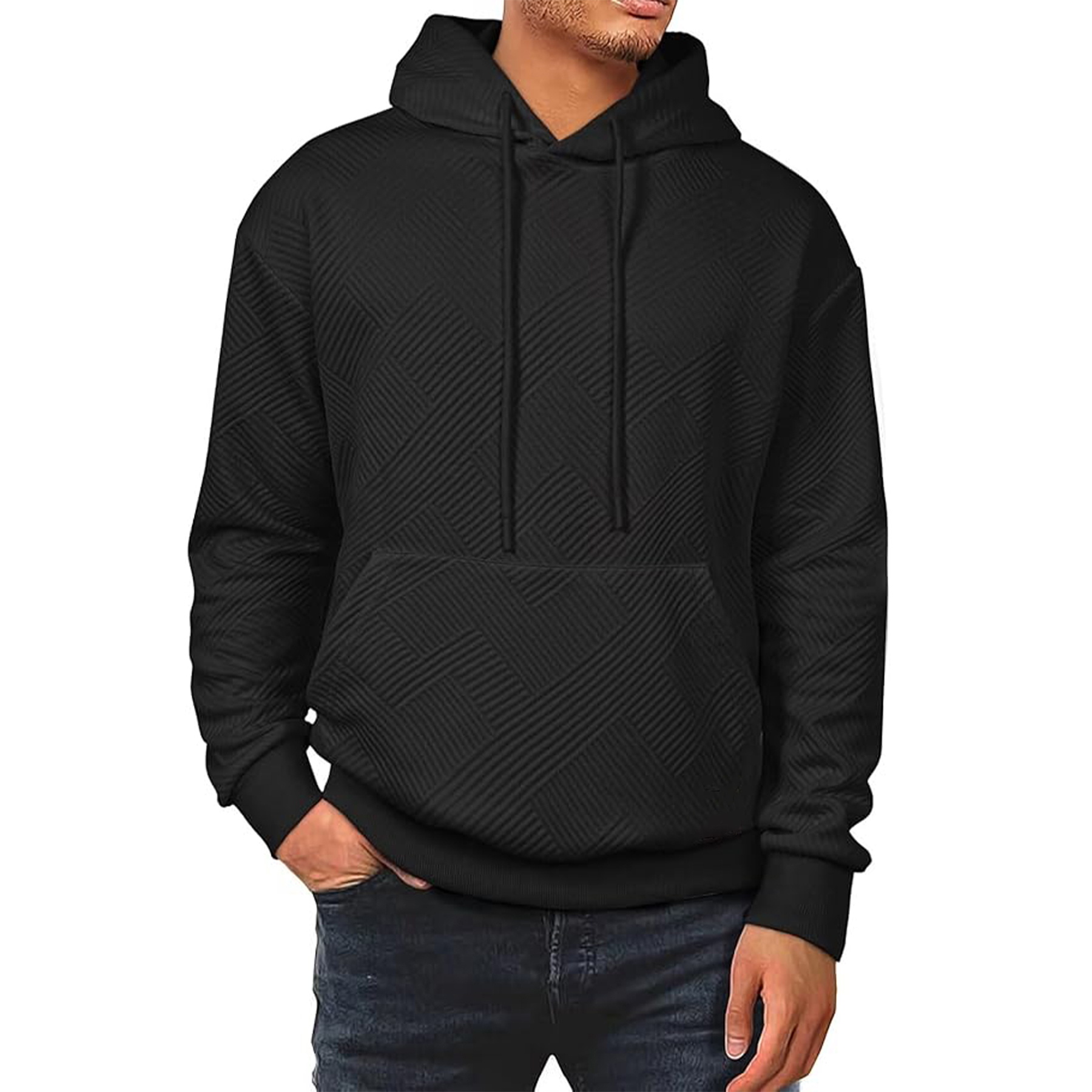 Geometric Texture Men's Hoodies, custom hoodie or sweatshirt with logo imprint 7