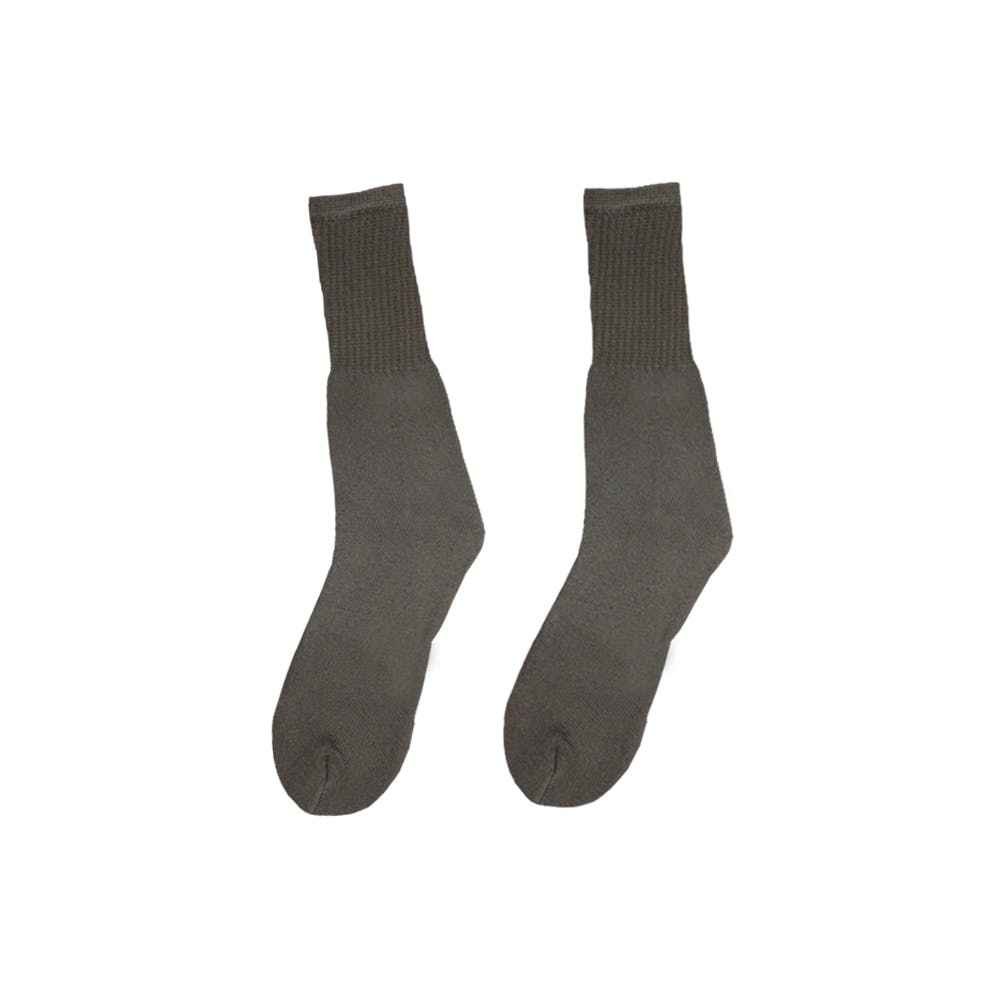 Men's Crew Socks - Black Size 10-13 2