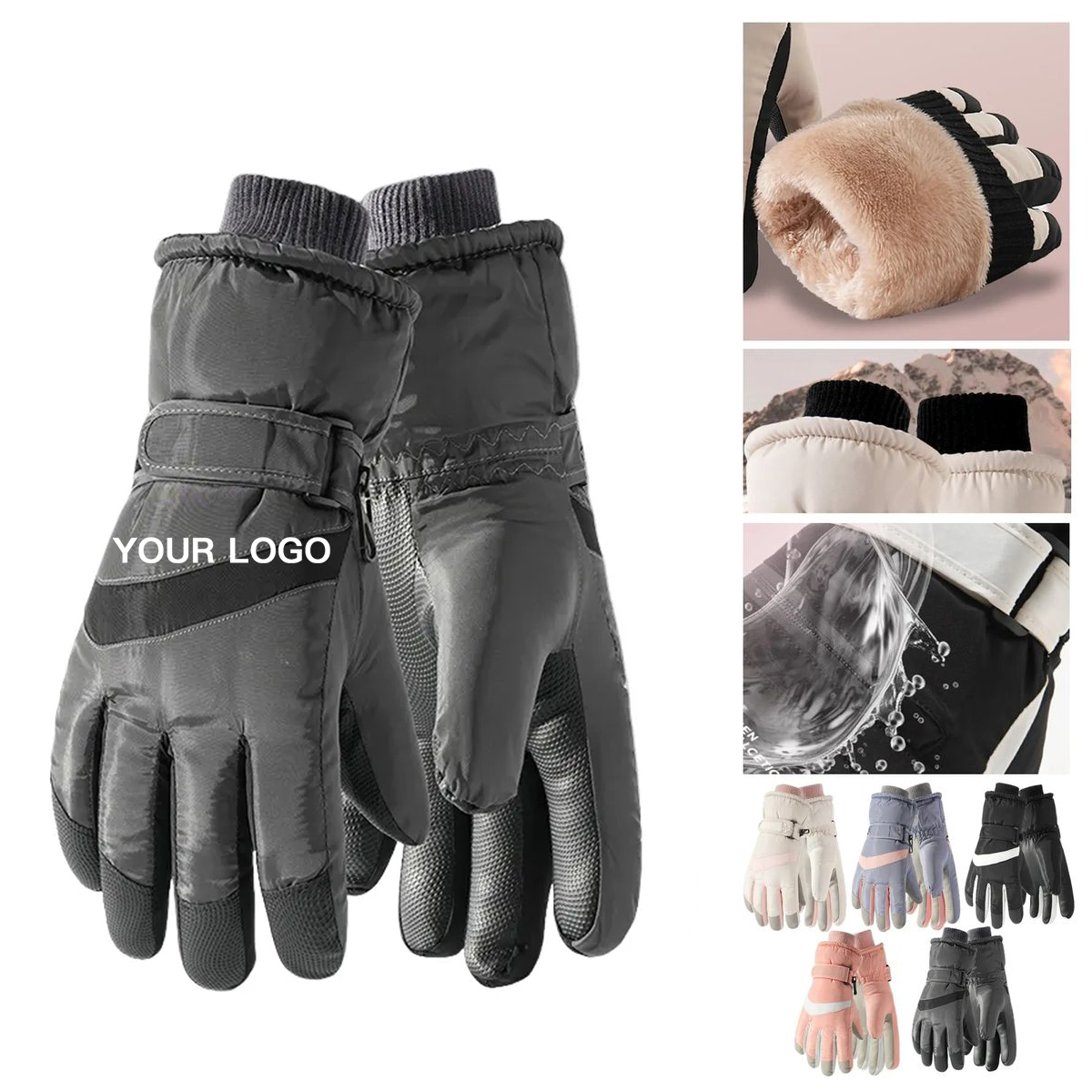 Durable Ski Gloves With Touchscreen Function 3