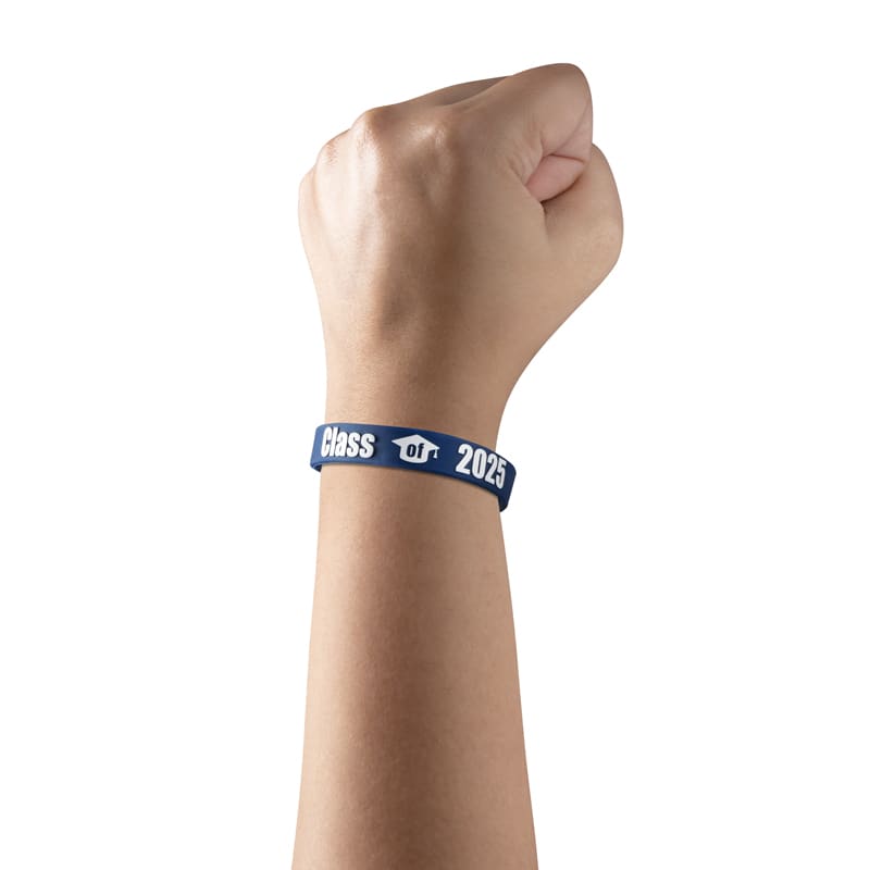 Embossed Printed Silicone Adjustable Wristbands 208