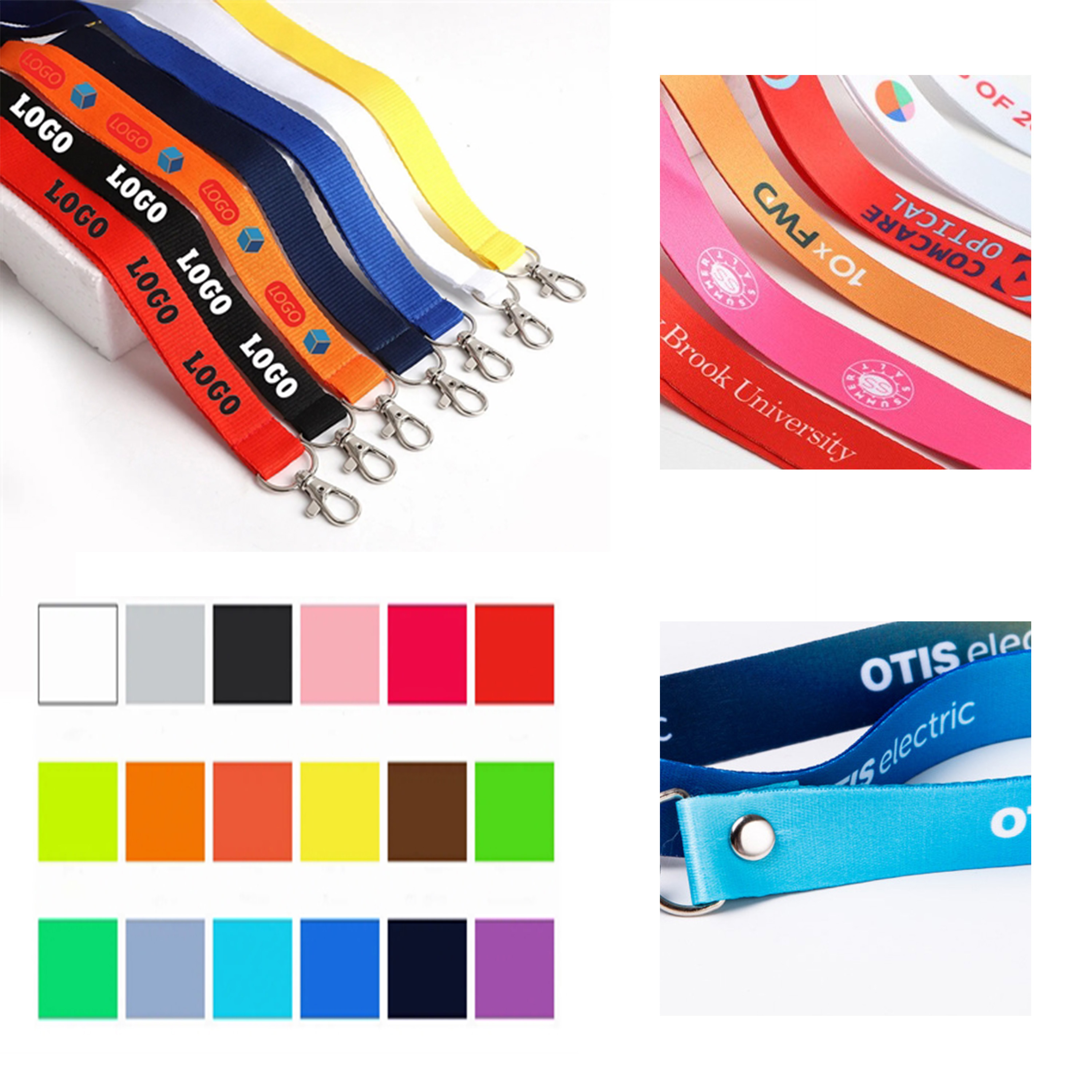 Customizable Full Color Polyester Neck Lanyard 2