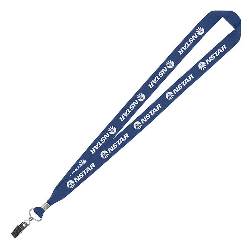 3/4" Eco Friendly rPET Lanyard with Bulldog Clip 15
