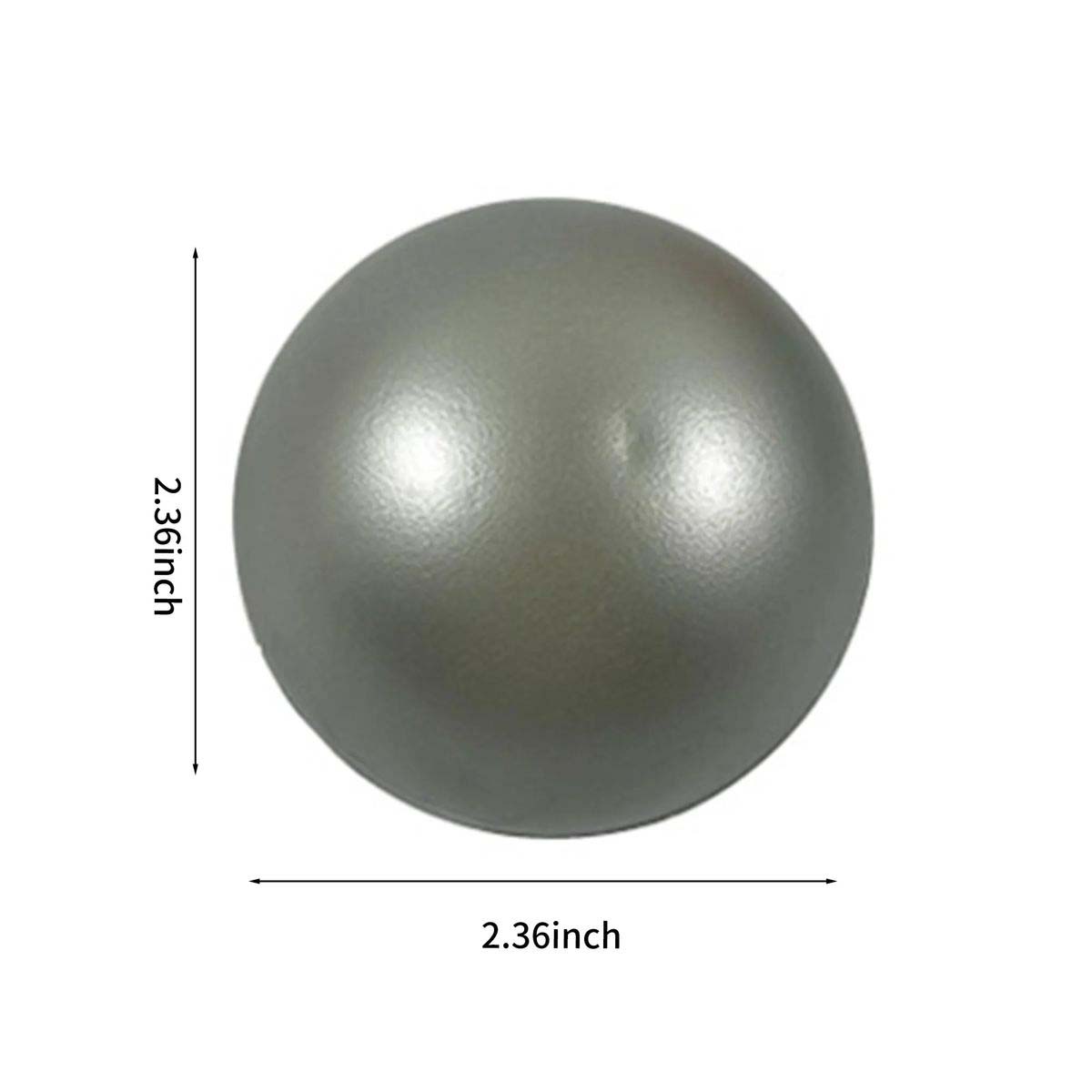 Round Stress Ball Portable PU Foam 2.37 Inch 3