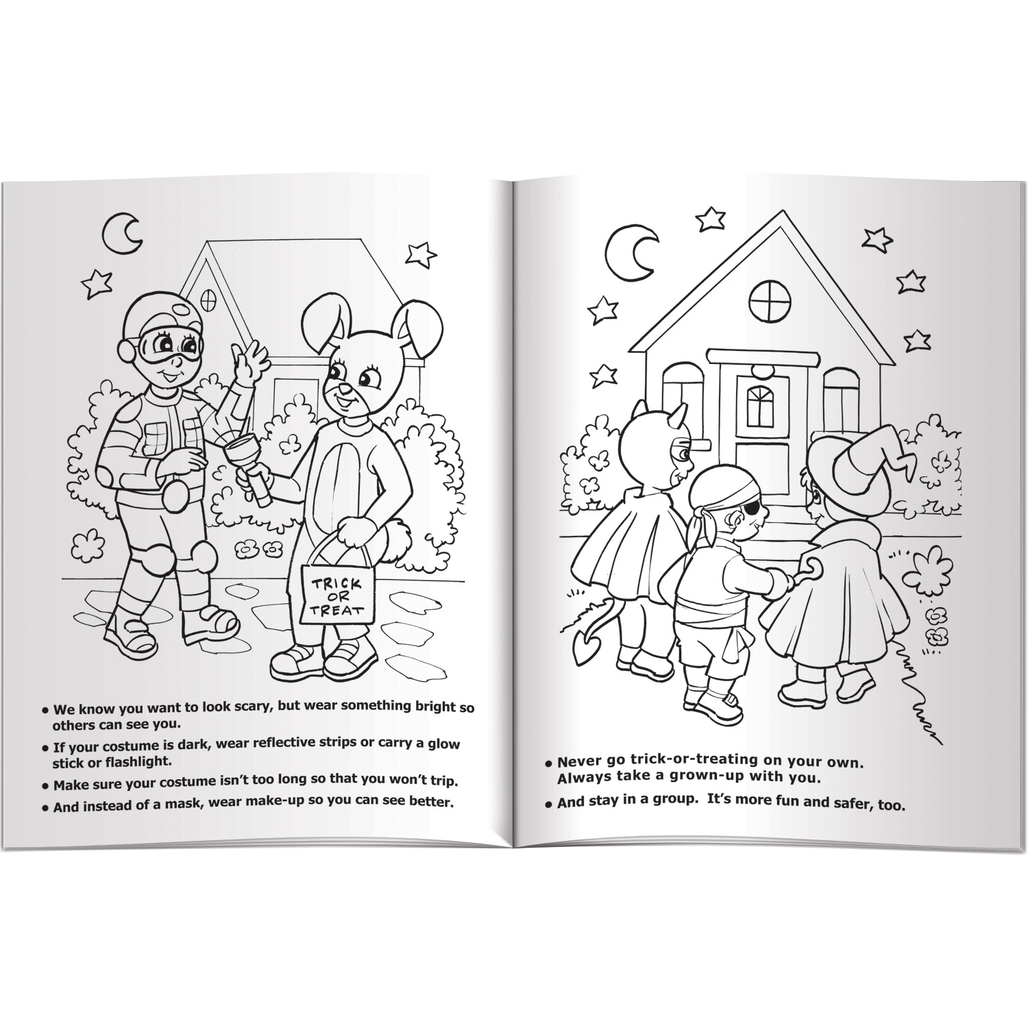 Coloring Book - Halloween Safety with Gilbert the Ghost 4