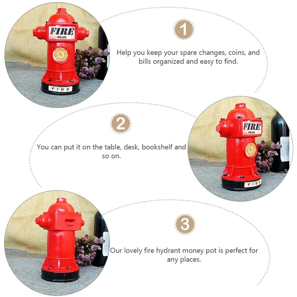 Fire Hydrant Coin Bank 6