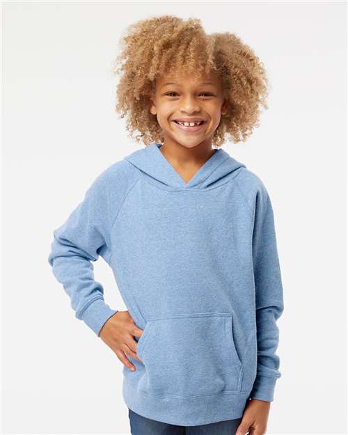 Youth Lightweight Special Blend Raglan Hooded Sweatshirt - PRM15YSB 47
