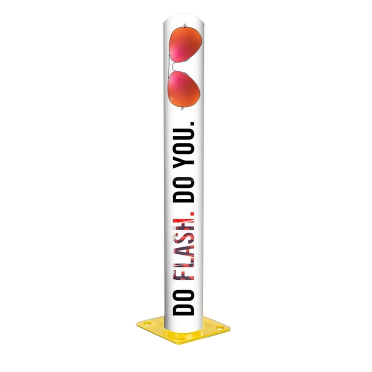 Bollard pole sleeve Cover - 4.5"Dia x 52"H 6
