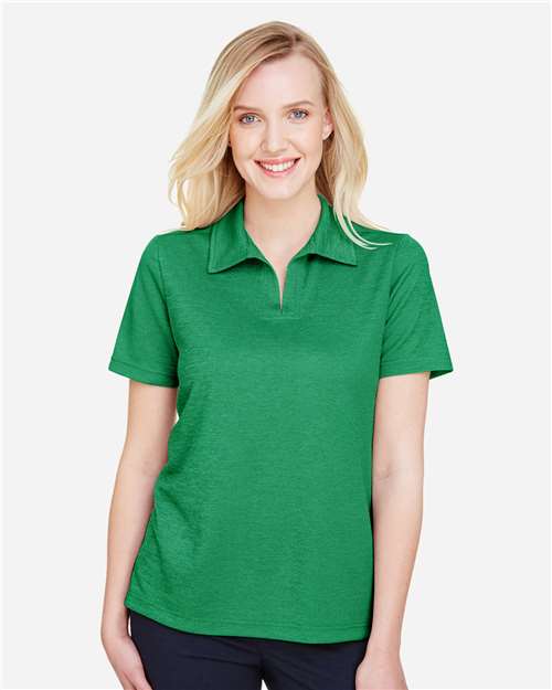 Women's CrownLux Performance® Address Melange Polo - DG22W 43