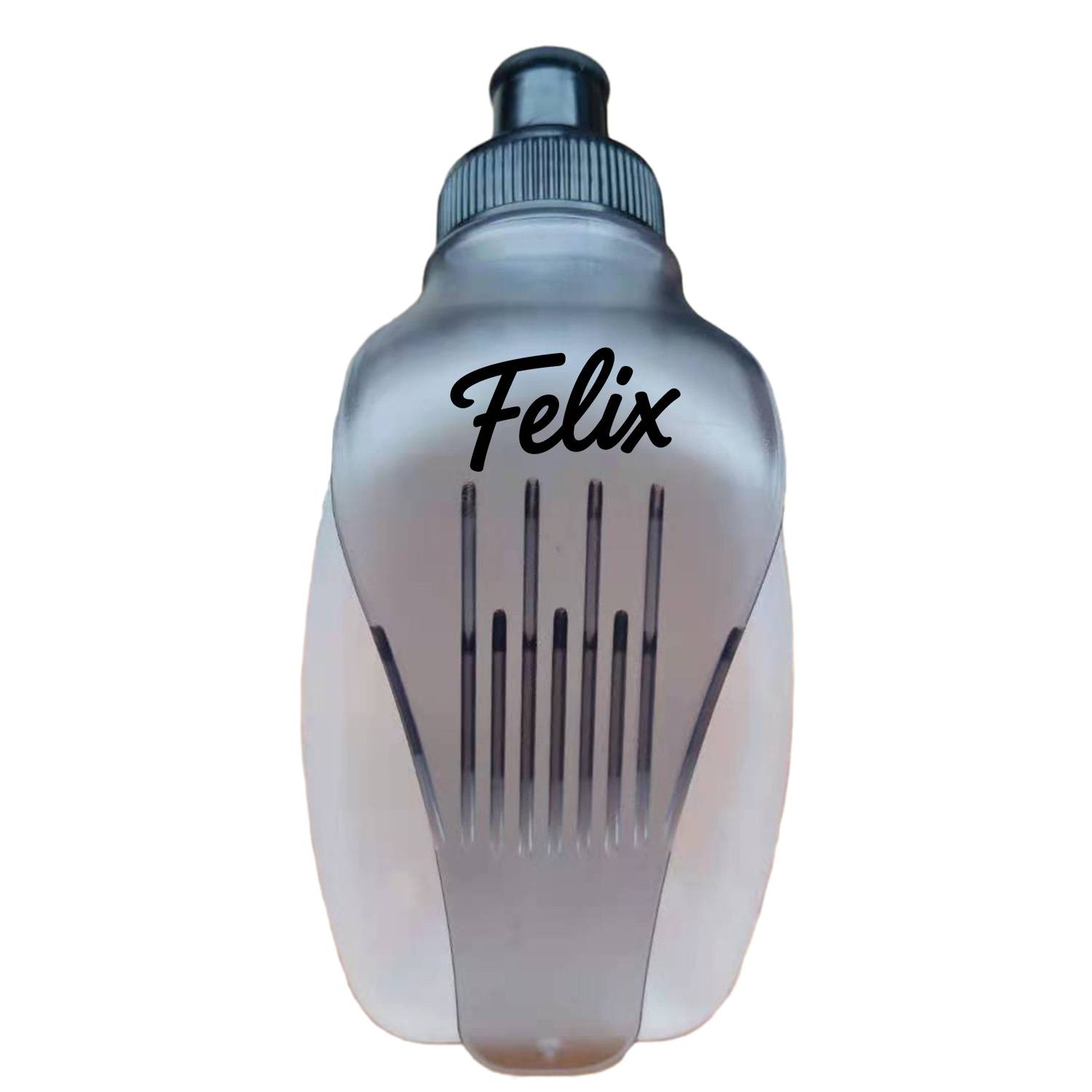 8oz portable Leakproof Fitness Waist Water Bottle for Runner 10