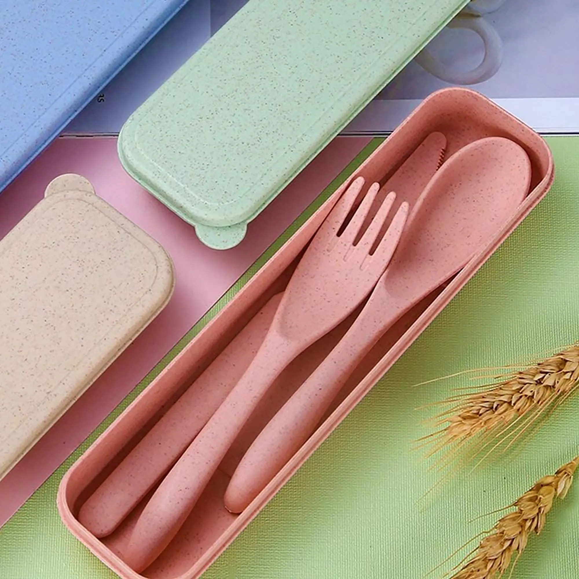 Eco-friendly Wheat Straw Cutlery Set 1