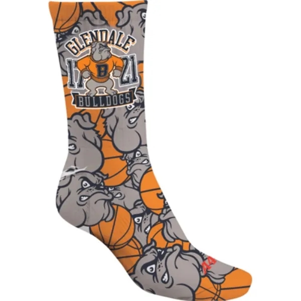 Ankle Cut Sublimated Full Color Socks 2